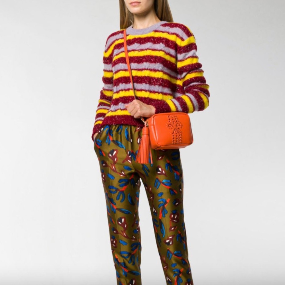 Anya Hindmarch Neeson crossbody tassel orange